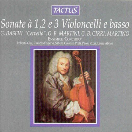 SONATE A 1,2,3 VIOLONCELLI E BASSO/ ENSEMBLE CONCERTO