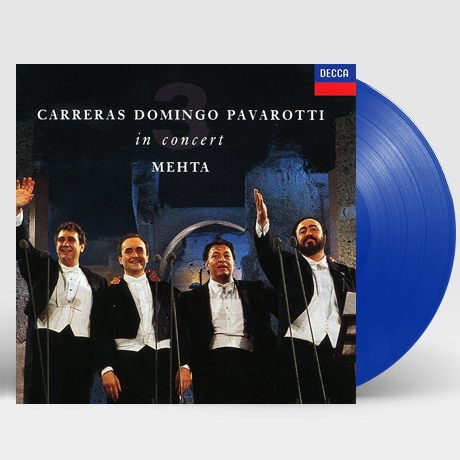 THE ORIGINAL THREE TENORS: IN CONCERT ROME 1990/ ZUBIN MEHTA [쓰리 테너 로마월드컵공연: 30주년 기념] [한정반] [180G BLUE LP]