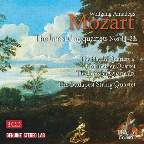 THE LATE STRING QUARTETS NOS.14-23/ BUDAPEST STRING QUARTET [모차르트: 후기 현악 사중주집 - 부다페스트 현악 사중주단]
