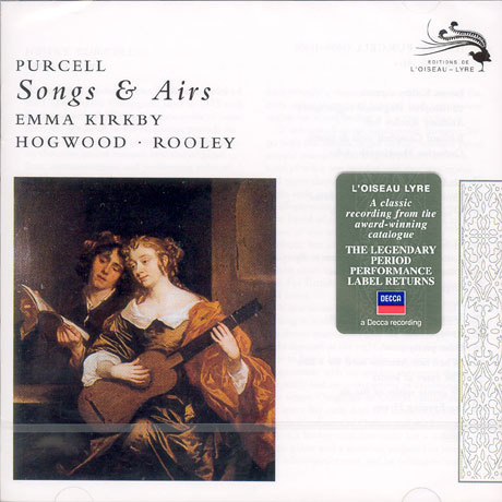 SONGS & AIRS/ EMMA KIRKBY/ CHRISTOPHER HOGWOOD/ ANTHONY ROOLEY
