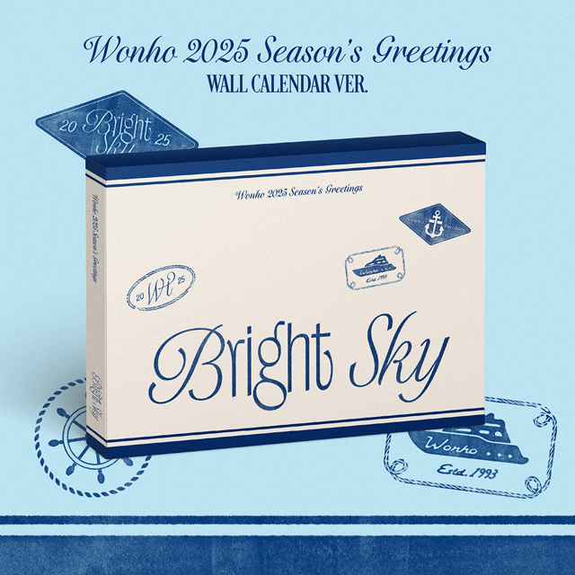 2025 SEASONS GREETINGS [BRIGHT SKY] [WALL CALENDAR VER]
