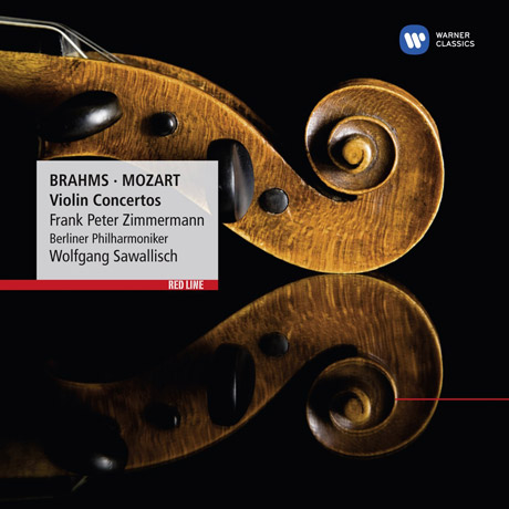 VIOLIN CONCERTOS/ FRANK PETER ZIMMERMANN, WOLFGANG SAWALLISCH [RED LINE] [브람스 & 모차르트: 바이올린 협주곡]