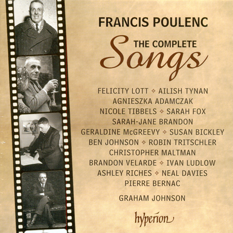 THE COMPLETE SONGS/ AGNIESZKA ADAMCZAK, GRAHAM JOHNSON