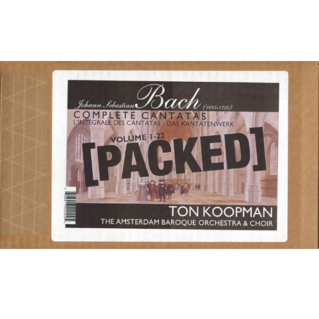COMPLETE CANTATAS 1-22/ TON KOOPMAN [바흐 칸타타 전집: 톤 쿠프만]