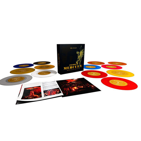 MESSENGER OF THE GODS: THE SINGLES COLLECTION [7” COLOURED LP] [BOX SET] [한정반]