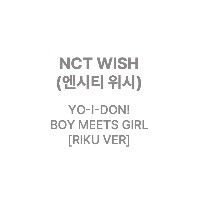 YO-I-DON!/BOY MEETS GIRL [RIKU VER]