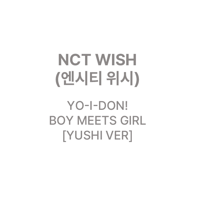 YO-I-DON!/BOY MEETS GIRL [YUSHI VER]