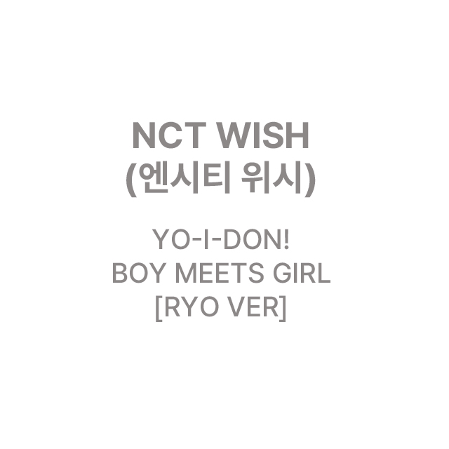 YO-I-DON!/BOY MEETS GIRL [RYO VER]