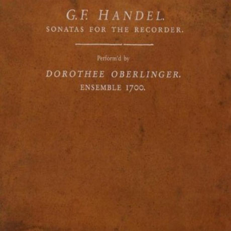 SONATAS FOR THE RECORDER/ DOROTHEE OBERLINGER
