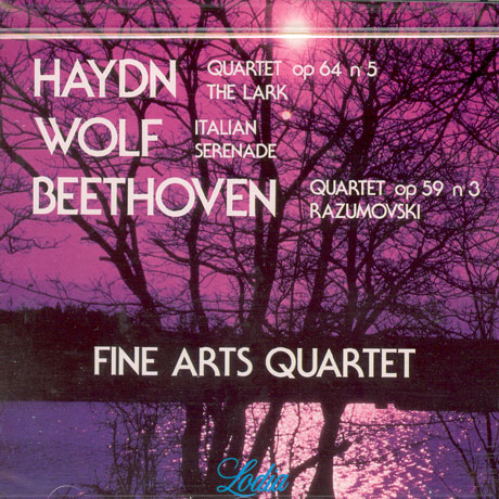 QUARTET OP.64 NO.5 THE LARK ETC/ FINE ARTS QUARTET