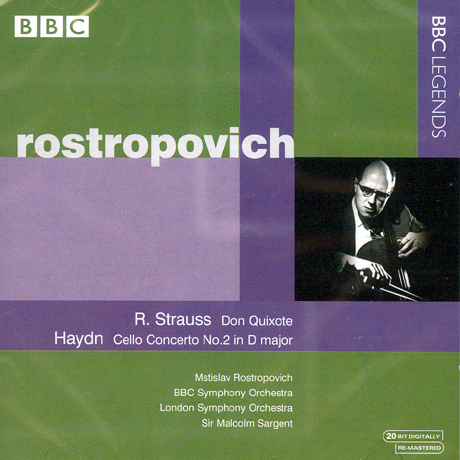 DON QUIXOTE, CELLO CONCERTO/ MALCOLM SARGENT/ MSTISLAV ROSTROPOVICH