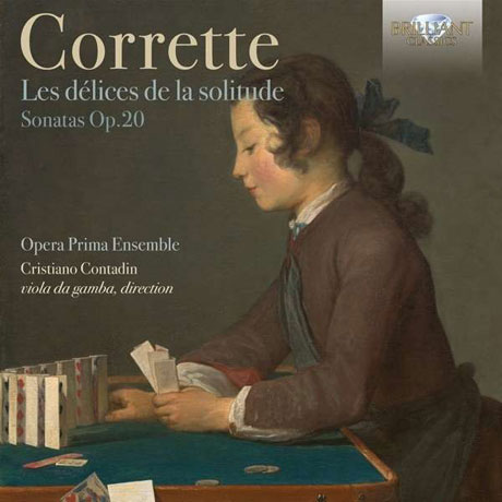 LES DELICES DE LA SOLITUDE SONATAS OP.20/ OPERA PRIMA ENSEMBLE, CRISTIANO CONTADIN [코레트: 비올라 다 감바 소나타]
