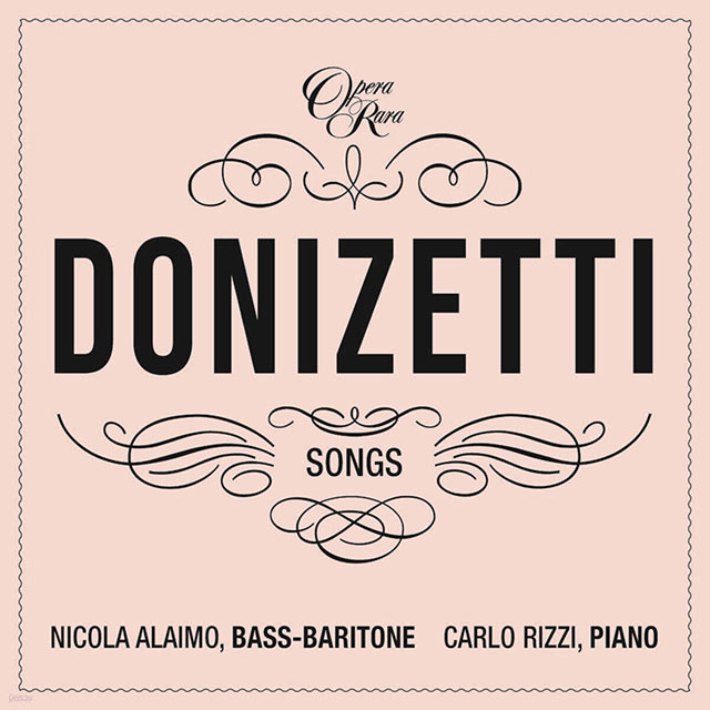 DONIZETTI SONGS VOL. 8/ NICOLA ALAIMO, CARLO RIZZI [도니제티: 가곡 8집 - 니콜라 알라이모, 카를로 리치]
