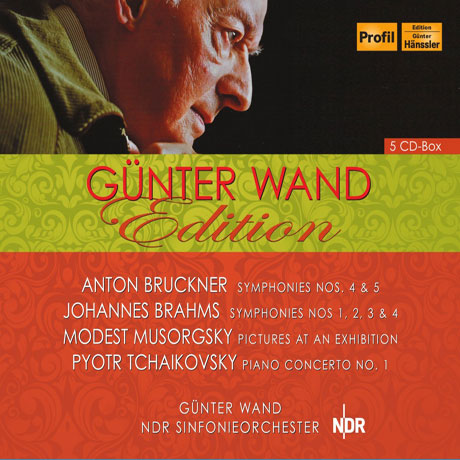 GUNTER WAND EDITION: BRUCKNER, BRAHMS, MUSSORGSKY [귄터 반트 에디션: 1980-90년대 북독일 방송 심포니 지휘 실황물]
