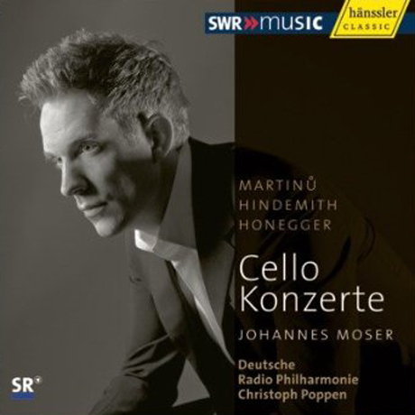 CELLO CONCERTOS/ JOHANNES MOSER, CHRISTOPH POPPEN