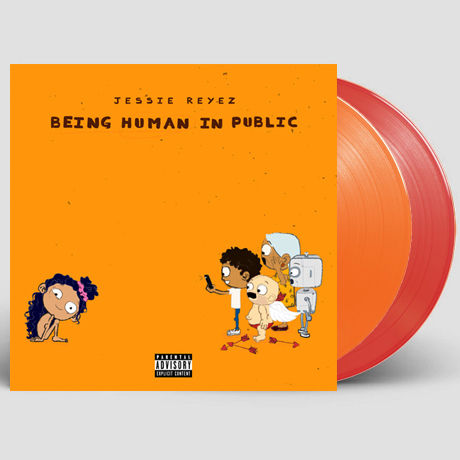 BEING HUMAN IN PUBLIC/ KIDDO [ORANGE & RED] [LP]