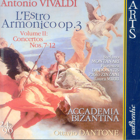 L`ESTRO ARMONICO OP.3 VOL.2/ 12 CONCERTOS FOR VIOLINS AND STRING ORCHESTRA VOL.2/ OTTAVIO DANTONE