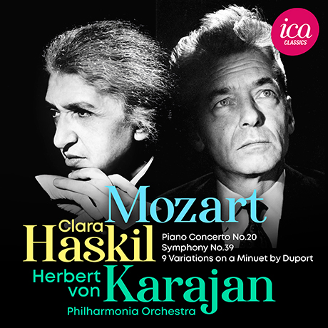 PIANO CONCERTO NO. 20, SYMPHONY NO. 39/ HERBERT VON KARAJAN [모차르트: 피아노 협주곡 20번, 교향곡 39번 외 - 폰 카라얀]