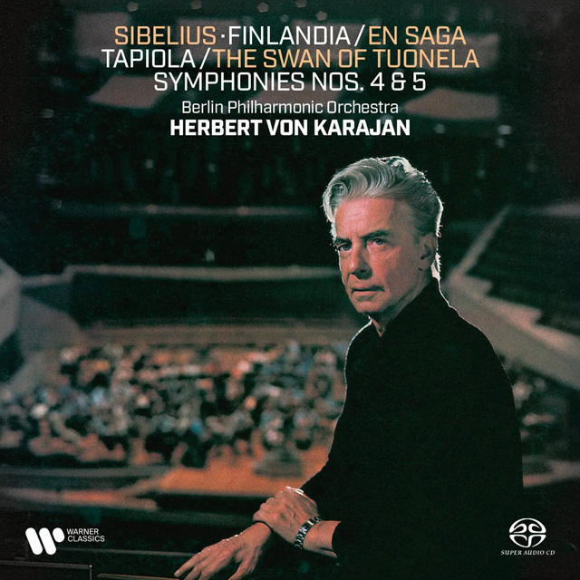 TONE POEMS & SYMPHONIES NOS. 4-5/ HERBERT VON KARAJAN [시벨리우스: 교향곡 4, 5번, 교향시 - 카라얀] [SACD]