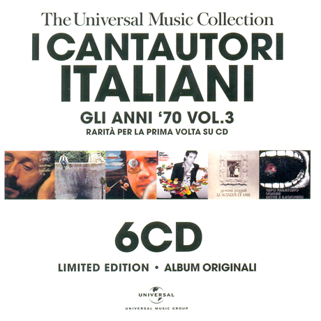 I CANTAUTORI ITALIANI: GLI ANNI 70 VOL.3 [LIMITED EDITION: ALBUM ORIGINALI]