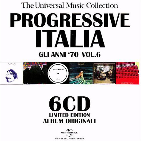 PROGRESSIVE ITALIA: GLI ANNI 70 VOL.6 [LIMITED EDITION: ALBUM ORIGINALI]