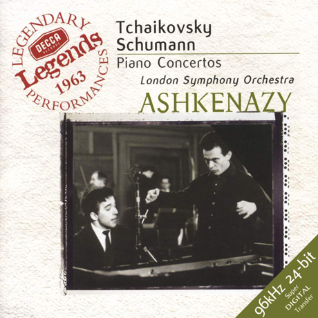 PIANO CONCERTOS/ VLADIMIR ASHKENAZY, LORIN MAAZEL, URI SEGAL [DECCA LEGENDS] [차이코프스키: 피아노 협주곡 1번 & 슈만: 피아노 협주곡 - 아쉬케나지, 마젤, 시걸]