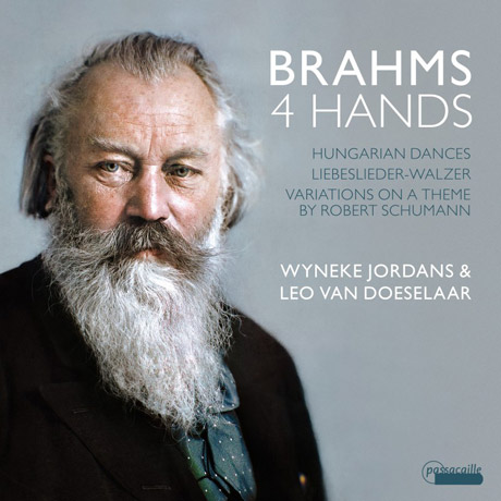 4 HANDS/ WYNEKE JORDANS, LEO VAN DOESELAAR [브람스: 네 손 피아노 작품집 - 헝가리 춤곡, 사랑의 노래 왈츠 외]