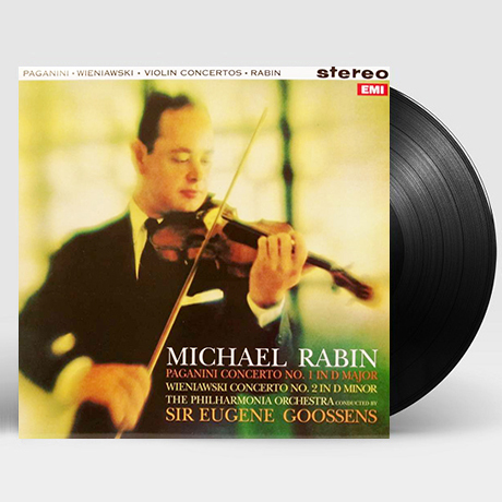 CONCERTO NO.1 IN D MAJOR/ MICHAEL RABIN,  EUGENE GOOSSENS [파가니니: 바이올린 협주곡 - 마이클 래빈, 구센스] [LP]