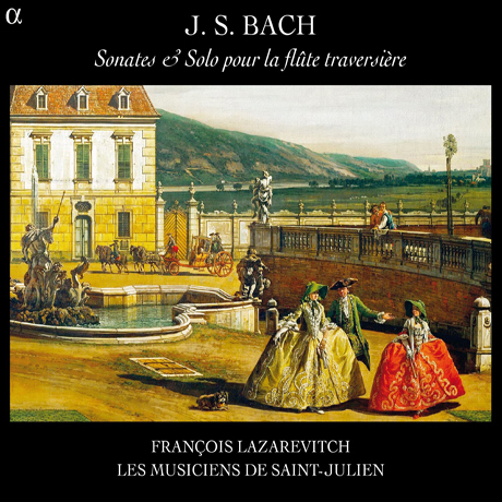 SONATES & SOLO POUR LA FLUTE TRAVERSIERE/ FRANCOIS LAZAREVITCH [바흐: 플루트 소나타 작품집]