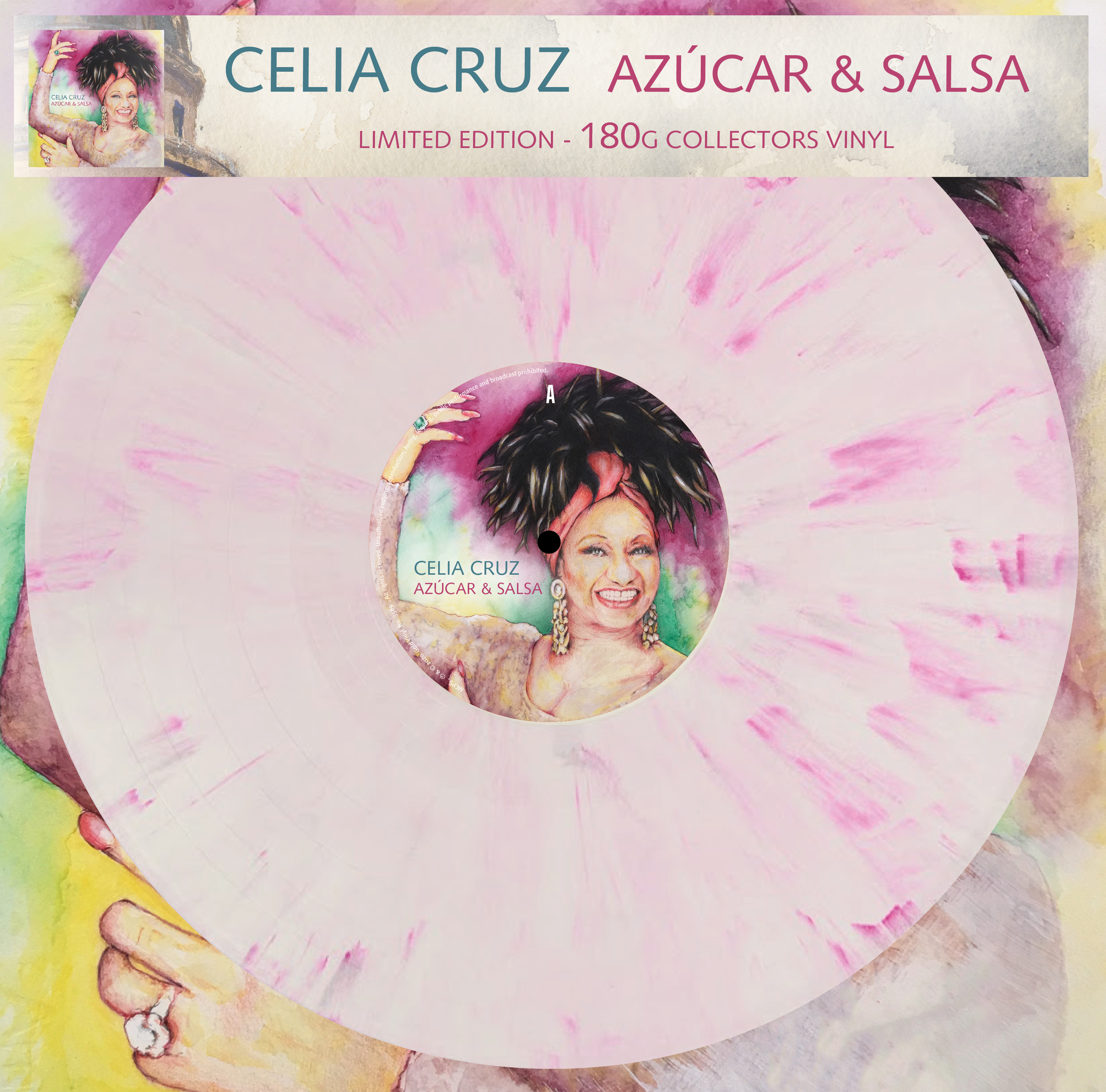 AZUCAR & SALSA [180G PINK MARBLED LP]