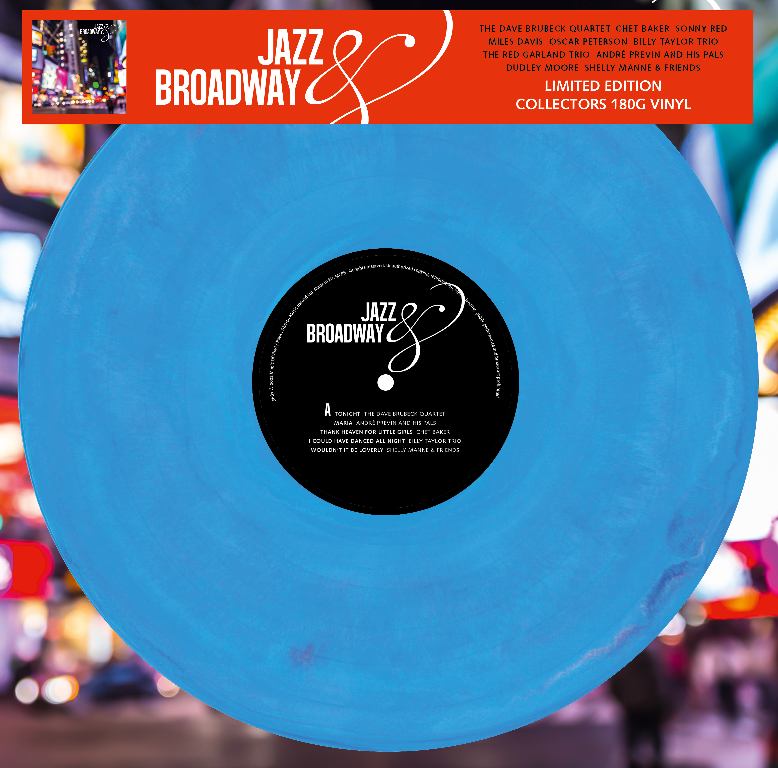 JAZZ AND BROADWAY [180G BLUR MARBLED LP]