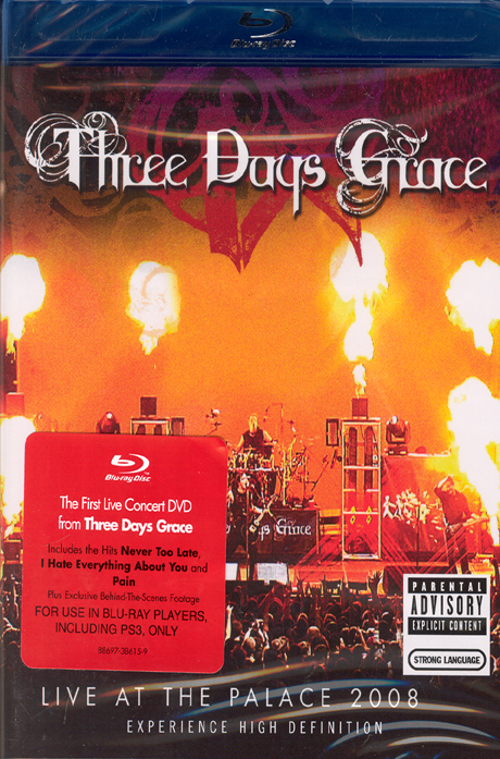 LIVE AT THE PALACE [쓰리 데이스 그레이스: 라이브 앳 더 팰리스]