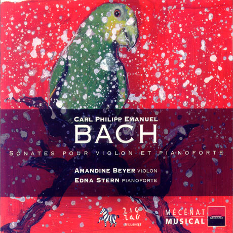 SONATES POUR VIOLON ET PIANOFORTE/ AMANDINE BEYER, EDNA STERN [C.P.E 바흐: 바이올린 소나타 - 아망딘 베이어]