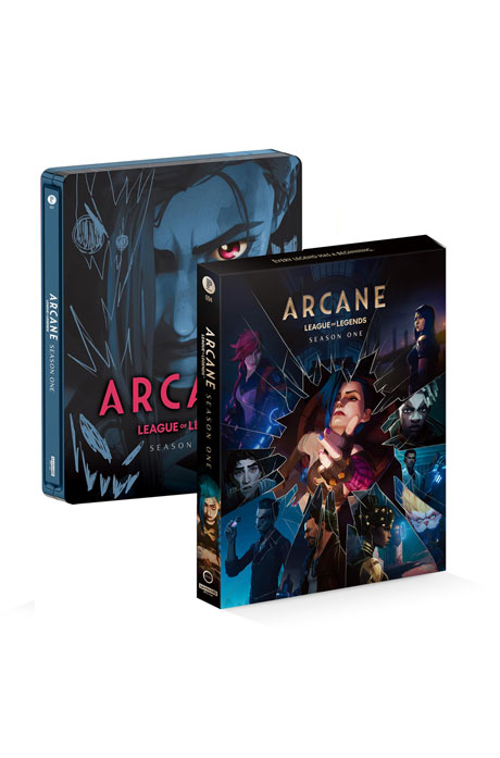 아케인 시즌 1 4K UHD+BD [스틸북 풀슬립 한정판] [ARCANE: LEAGUE OF LEGENDS]