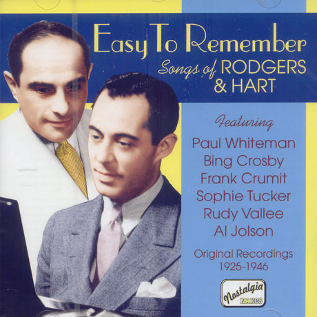 EASY TO REMEMBER RODGERS & HART