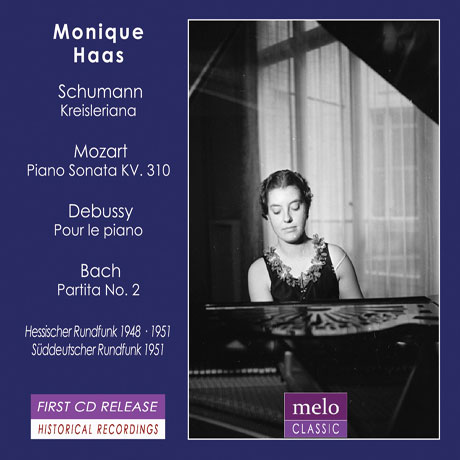 SCHUMANN, MOZART, DEBUSSY, BACH: PIANO WORKS [모니크 하스: 1948-1952 피아노 모음집]