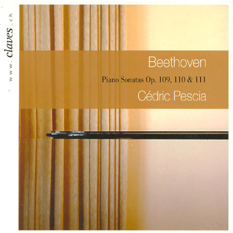 PIANO SONATAS OP.109,110 & 111/ CEDRIC PESCIA