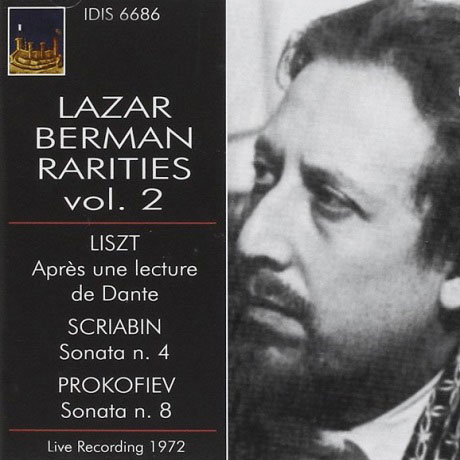 RARITIES VOL.2: LISZT, SCRIABIN, PROKOFIEV - LIVE RECORDING 1972 [라자르 베르만: 희귀 녹음 2집]