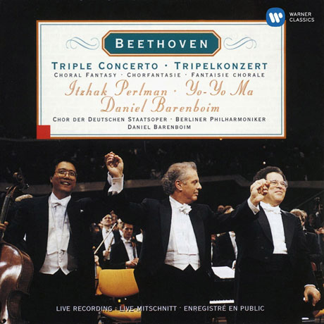 TRIPLE CONCERTO & CHORAL FANTASY/ DANIEL BARENBOIM, YO-YO MA, ITZHAK PERLMAN