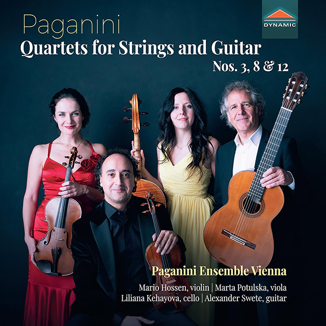 QUARTET'S FOR STRINGS AND GUITAR NOS.3,8 & 12/ PAGANINI ENSEMBLE VIENNA [파가니니: 기타와 현을 위한 사중주 - 빈 파가니니 앙상블]