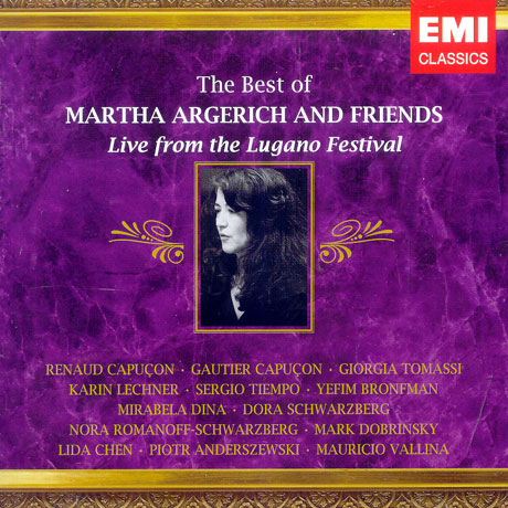 THE BEST OF MARTHA ARGERICH AND FRIENDS LIVE FROM THE LUGANO FESTIVAL [아르헤리치와 친구들 베스트]