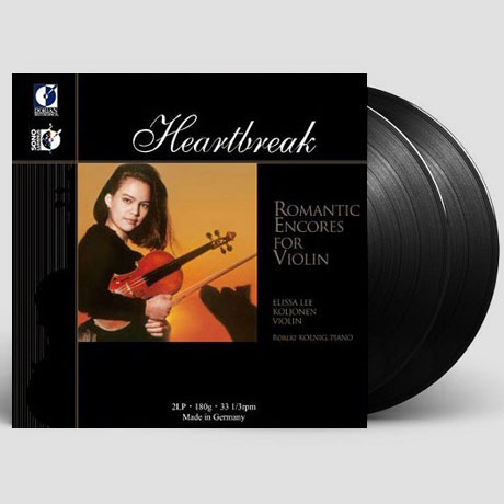HEARTBREAK: ROMANTIC ENCORES FOR VIOLIN [180G LP] [엘리사 리 콜조넨: 바이올린 소품집]