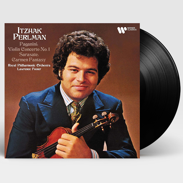 VIOLIN CONCERTO NO. 1 & CARMEN FANTASY/ ITZHAK PERLMAN [파가니니, 사라사테: 바이올린 협주곡 1번 & 카르멘 환상곡 - 이차크 펄만] [180G LP]