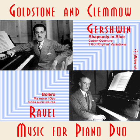 MUSIC FOR PIANO DUO/ ANTHONY GOLDSTONE, CAROLINE CLEMMOW [골드스톤 & 클레모우: 두 대의 피아노로 연주하는 라벨과 거쉬인 작품집]