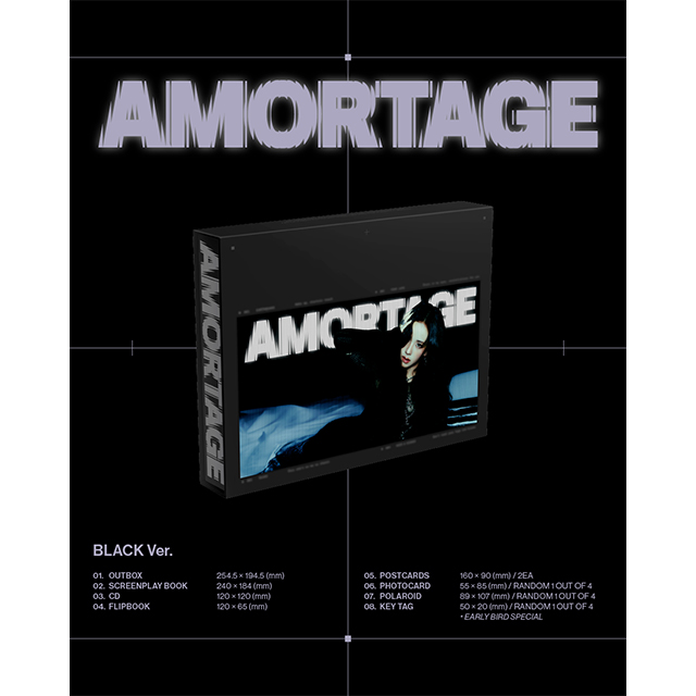 MINI ALBUM [AMORTAGE] [EXCLUSIVE EDITION] [BLACK VER]