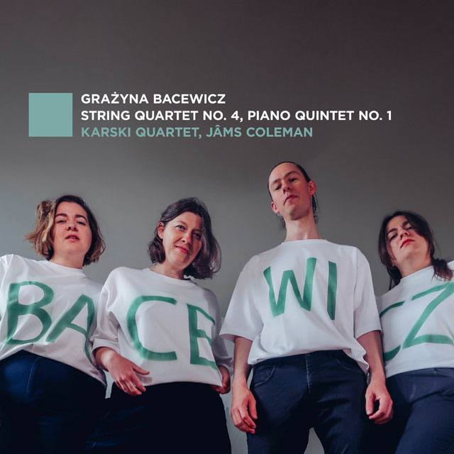 STRING QUARTET NO.4, PIANO QUINTET NO.1/ KARSKI QUARTET [바체비치: 피아노 5중주 1번, 현악 4중주 4번 - 카르스키 콰르텟]