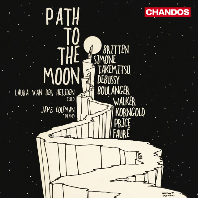 PATH TO THE MOON/ LAURA VAN DER HEIJDEN, JAMS COLEMAN [달로 가는 길: 첼로와 피아노를 위한 작품집 - 라우라 반 데르 헤이든, 잼스 콜만]