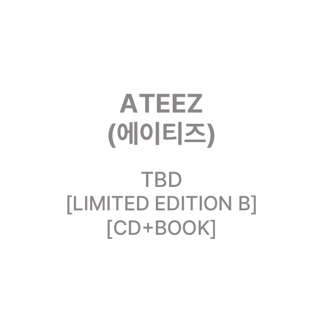 TBD [LIMITED EDITION B] [CD+BOOK]