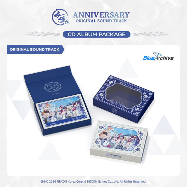 블루 아카이브 4.5주년 기념 [BLUE ARCHIVE] [CD ALBUM PACKAGE VER]