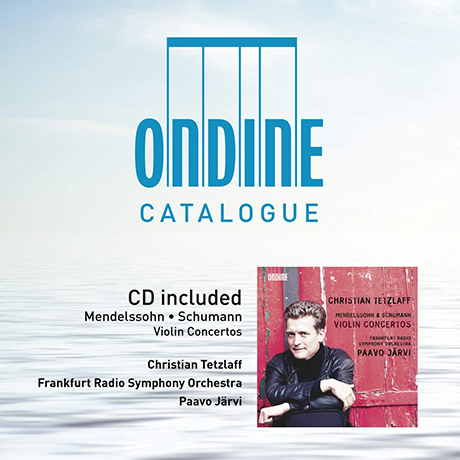 VIOLIN CONCERTOS/ CHRISTIAN TETZLAFF, PAAVO JARVI [CD+카달로그] [멘델스존 & 슈만: 바이올린 협주곡과 환상곡 - 테츨라프, 예르비]